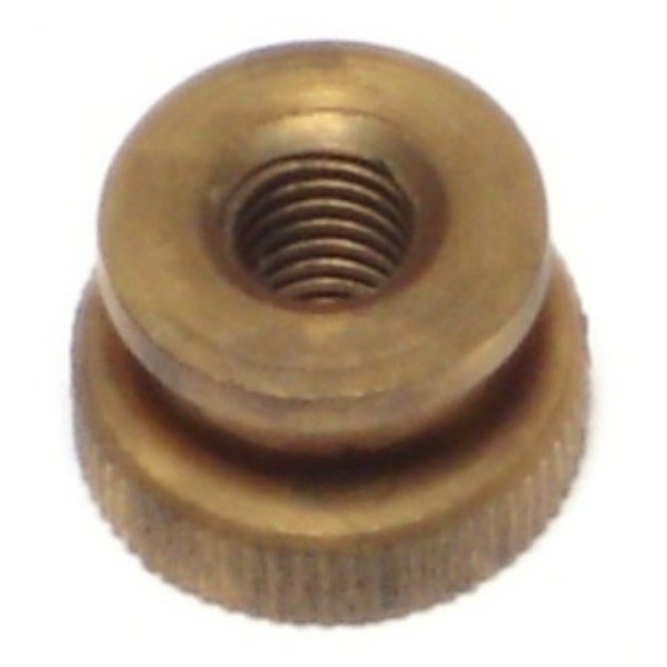 Midwest Fastener Rivet Nut, #10-32 Thread Size, Brass, 15 PK 61073